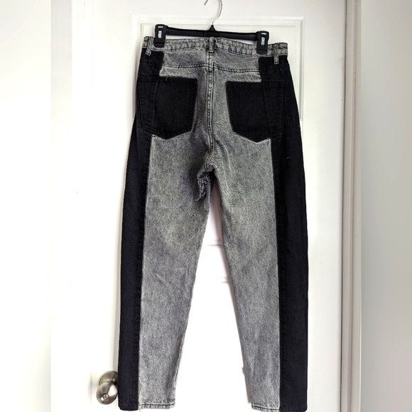 Adika Color block denim mom jeans - Picture 2 of 8
